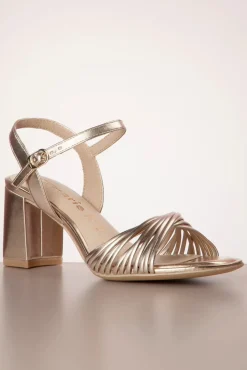 Fashion Tamaris Spencer Strrappy Sandalen In Rosegold