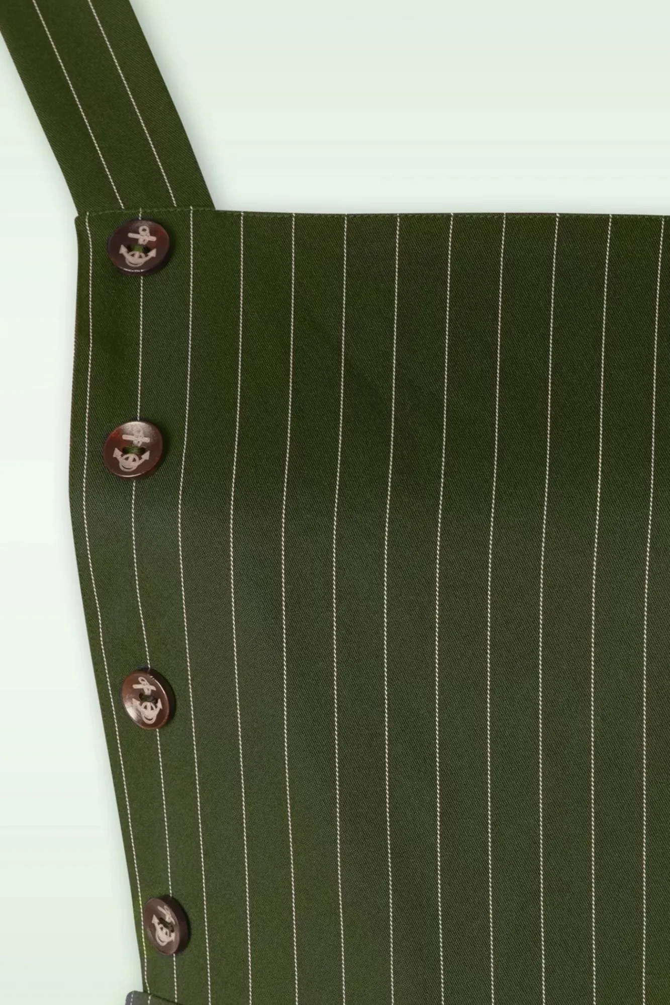 Outlet Banned Retro Stripe Sail Latzhose In Grun