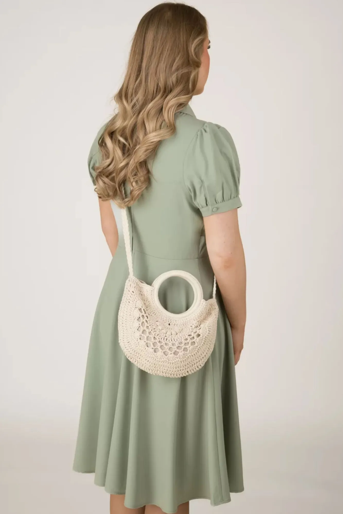 Hot Banned Retro Summer Breeze Handtasche In Creme