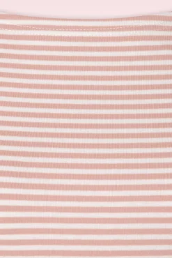 Fashion Banned Retro Sweet Candy Jersey-Oberteil In Blush