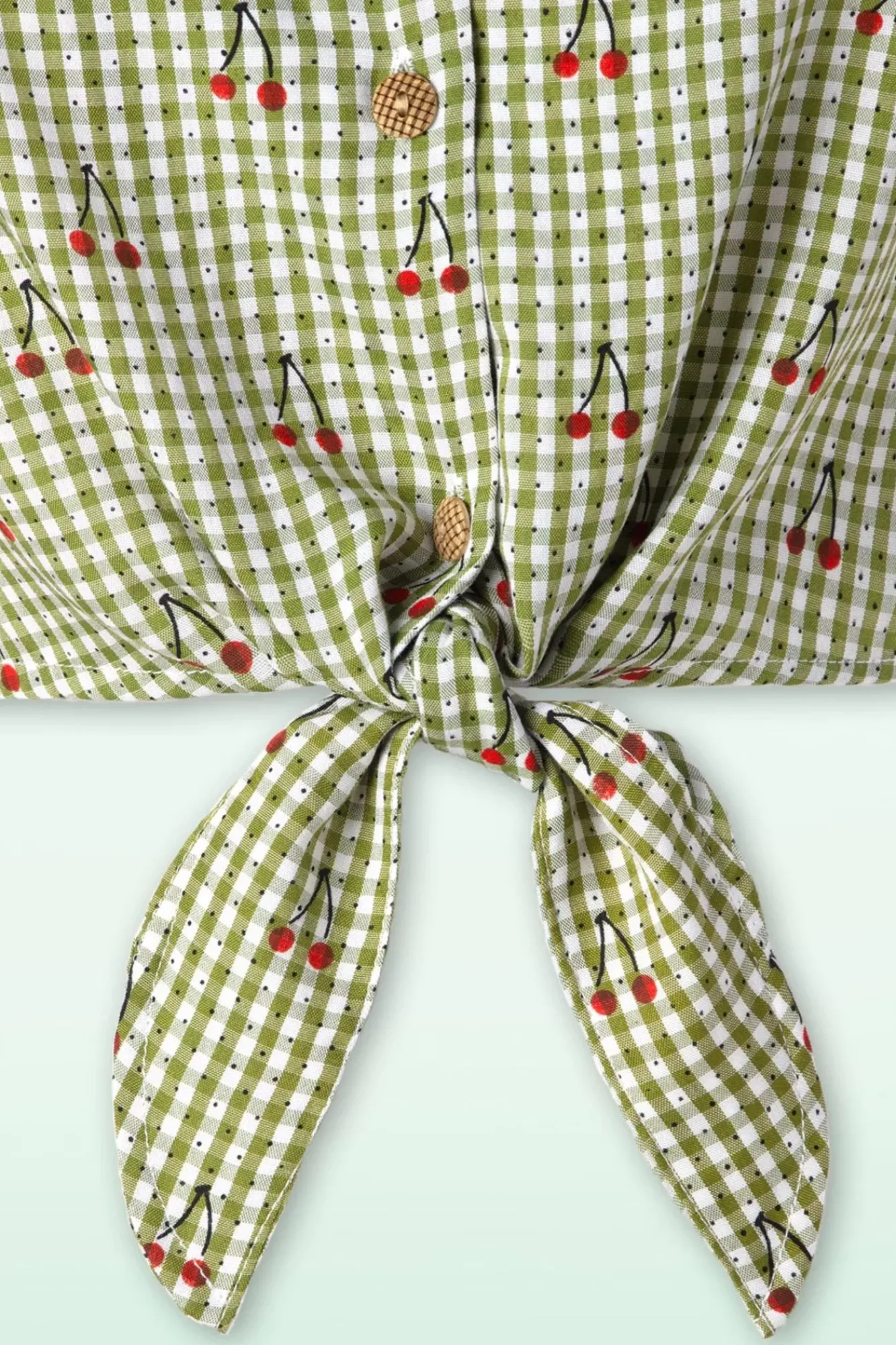 Discount Banned Retro Sweet Pea Bluse In Grun