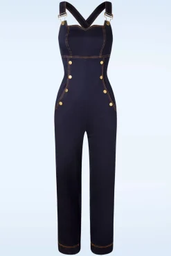 Cheap Vixen Tallulah Overall Mit Weitem Bein Aus Denim