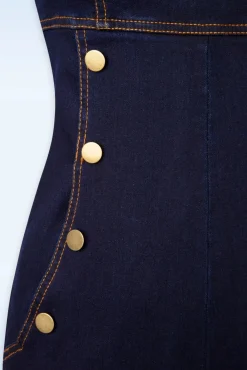 Cheap Vixen Tallulah Overall Mit Weitem Bein Aus Denim