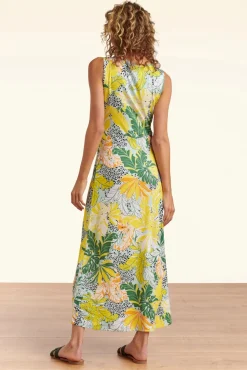 Online Smashed Lemon Tasia Tropical Maxi Kleid In Multi
