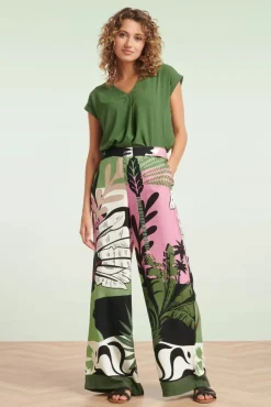 Outlet Smashed Lemon Terri Hose Mit Weitem Bein In Multi