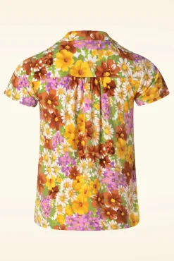 Outlet King Louie Tex Marini Bluse In Toskana Gelb