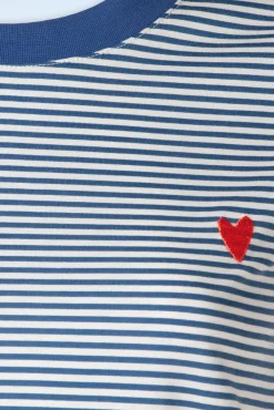 Outlet Mademoiselle Yu00e9Yu00e9 The Broader Horizon T-Shirt In Blau Und Weis