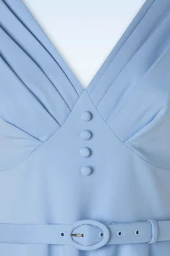 Fashion Vintage Diva The Jane Swing Kleid In Himmelblau