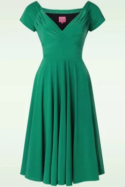 Shop Glamour Bunny The Marilyn Swing Kleid In Seafoam Grun
