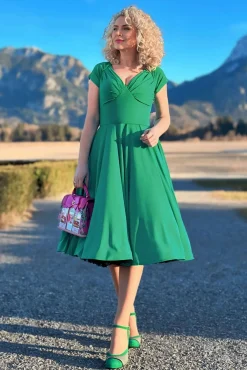 Shop Glamour Bunny The Marilyn Swing Kleid In Seafoam Grun