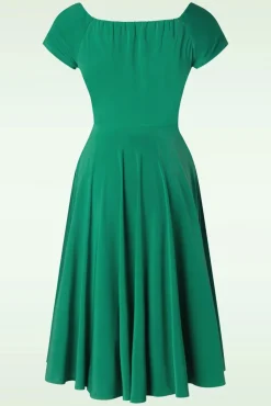 Shop Glamour Bunny The Marilyn Swing Kleid In Seafoam Grun
