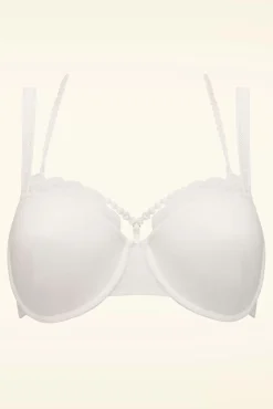 Cheap Marlies Dekkers The Mauritshuis Padded Balconette Bh In Elfenbeinweis