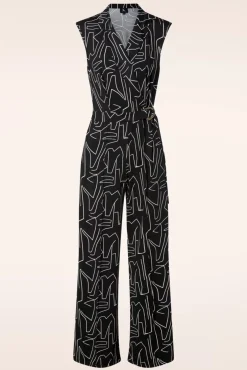 Clearance K-Design Tiffany Jumpsuit In Schwarz