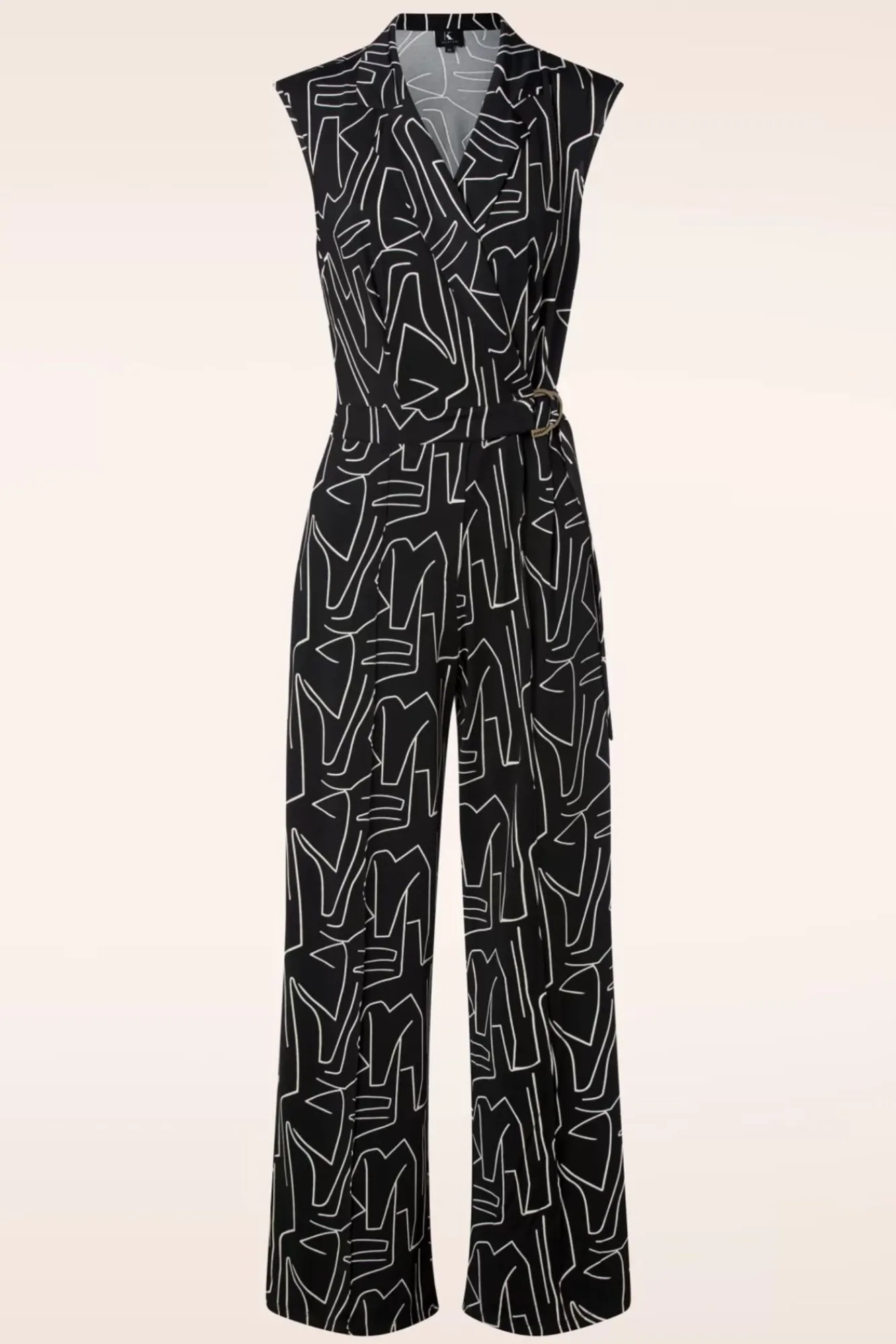 Clearance K-Design Tiffany Jumpsuit In Schwarz