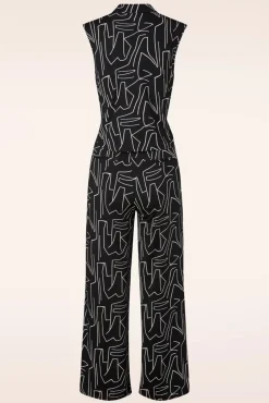 Clearance K-Design Tiffany Jumpsuit In Schwarz