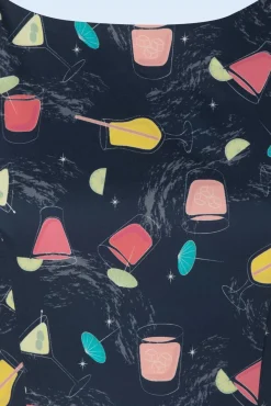 Cheap Topvintage Boutique Collection Topvintage Exklusiv ~ Adriana Cocktails Armelloses Etuikleid In Dunkelblau