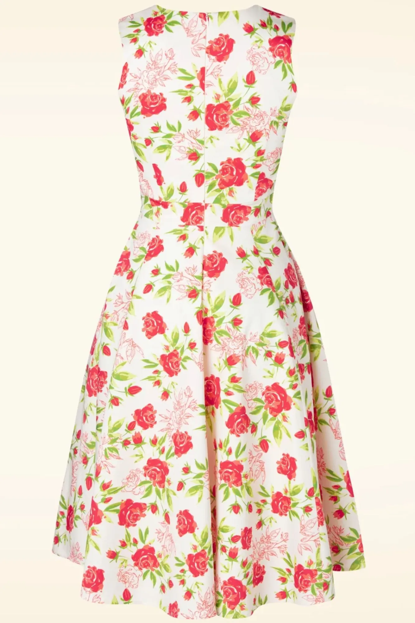 Cheap Topvintage Boutique Collection Topvintage Exklusiv ~ Eliane Rose Swing Kleid In Weis