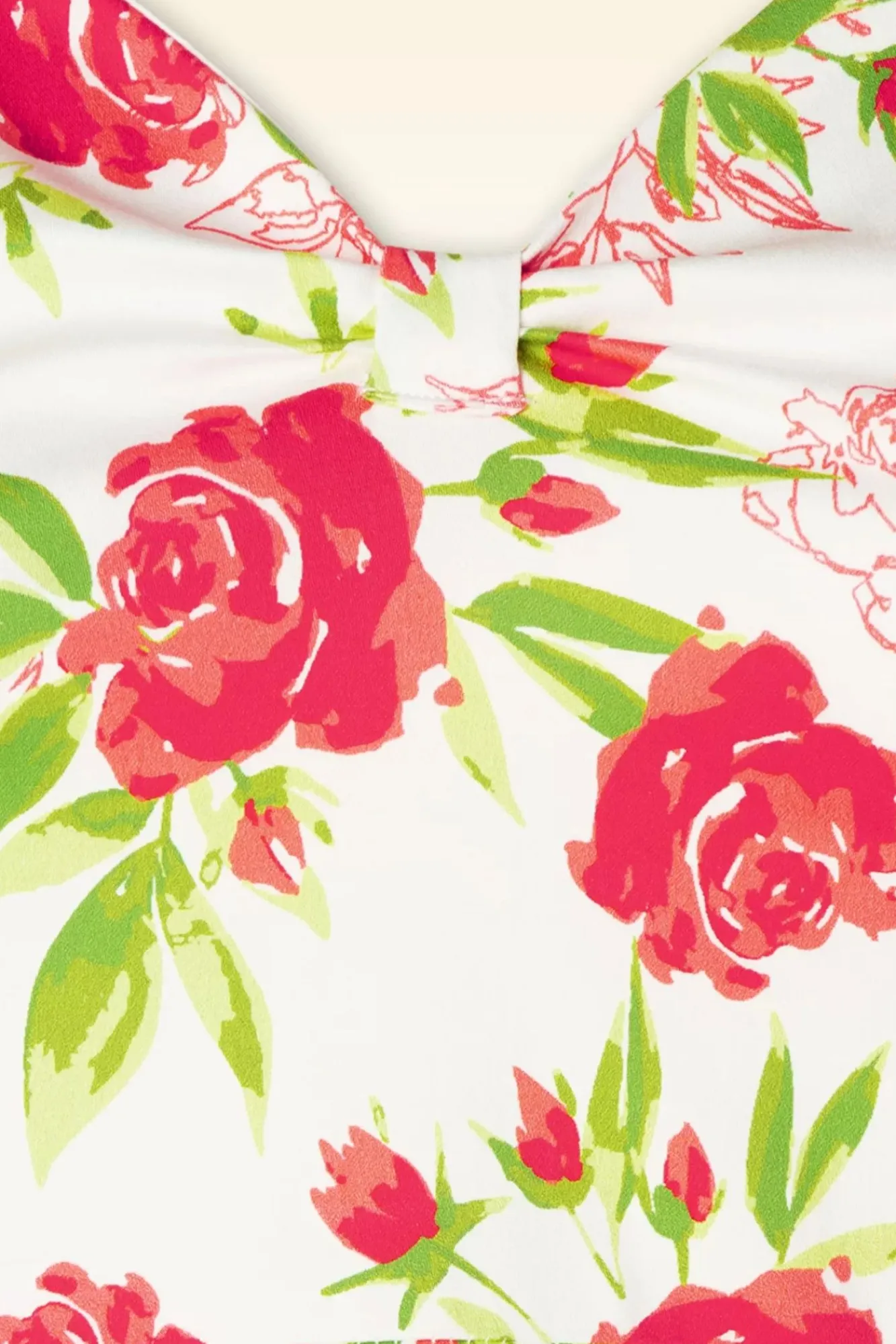 Cheap Topvintage Boutique Collection Topvintage Exklusiv ~ Eliane Rose Swing Kleid In Weis