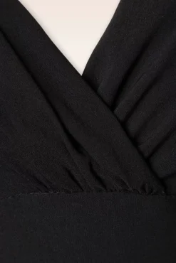 Cheap Collectif Clothing Trixie Doll Swingkleid In Schwarz