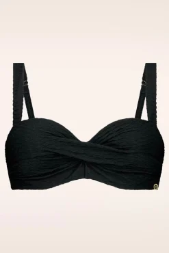 Sale TC Beach Twisted Bikinioberteil In Schwarze Schlange