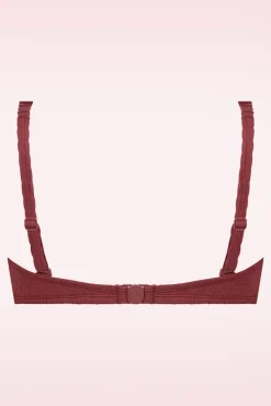 Clearance TC Beach Twisted Bikinioberteil In Dunklem Rouge