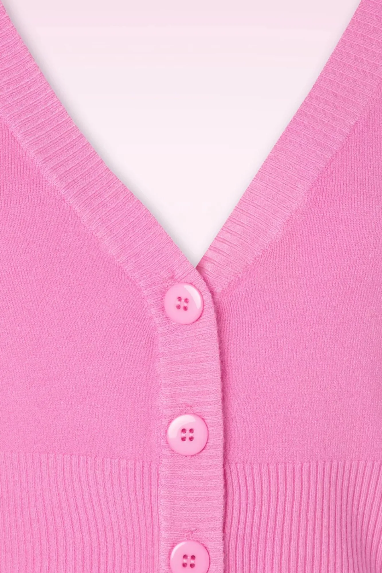 Fashion Banned Retro Uberladener Cardigan In Bubblegum Pink