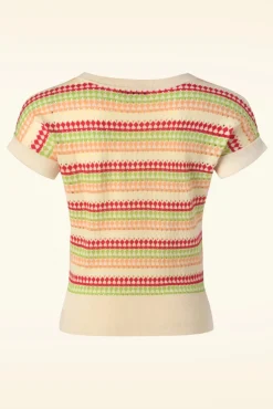 Clearance King Louie U-Boot Top In Creme