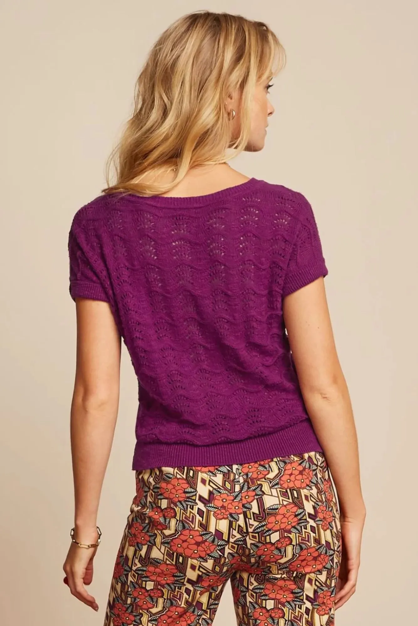 Cheap King Louie U-Boot Top Scallop In Lebendigem Lila