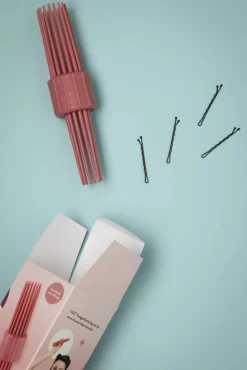 Sale Lauren Rennells Vintage Hairstyling: Rollgo Pin Curl Hair Tool Set In Rose