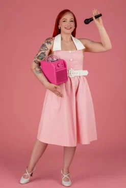 Best Collectif Clothing Waverly Swing Kleid In Rosa