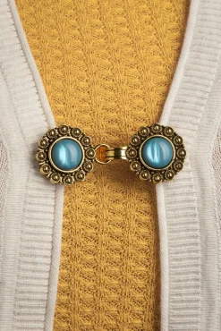 Hot Urban Hippies Weste Clips In Gold Und Fjord Blau