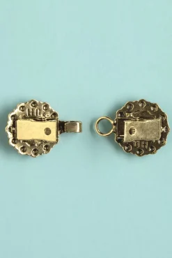 Hot Urban Hippies Weste Clips In Gold Und Fjord Blau