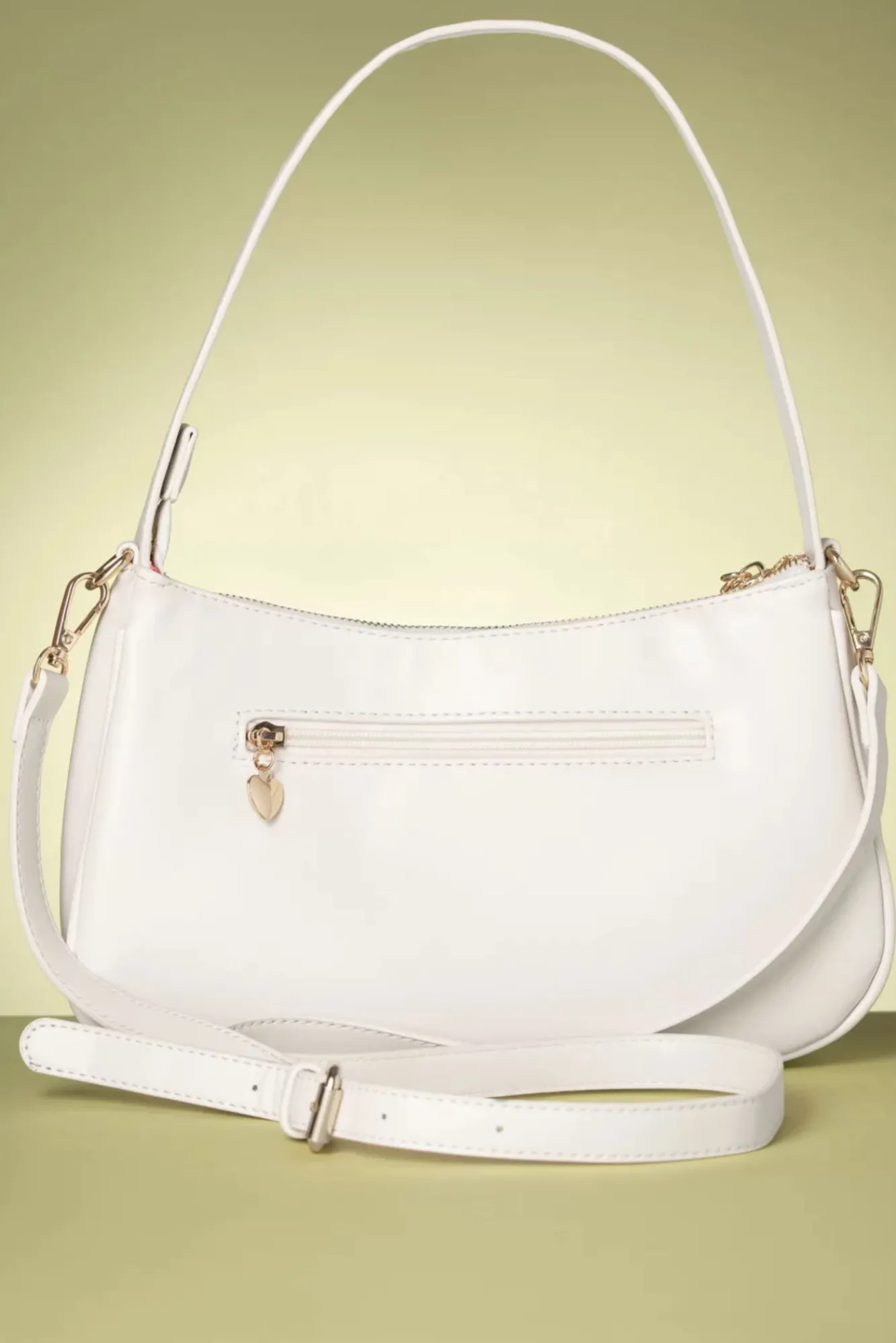 Store Banned Retro Wild Cherry Handtasche In Off White