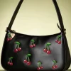 Outlet Banned Retro Wild Cherry Handtasche In Schwarz