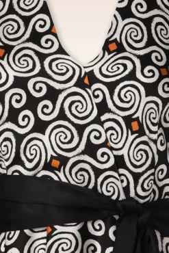 Discount Surkana Willow Maxikleid In Schwarz