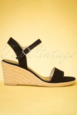Store Tamaris Winnie Wedges In Schwarz