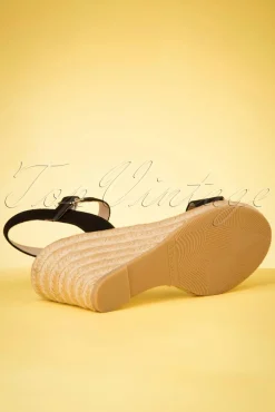 Store Tamaris Winnie Wedges In Schwarz