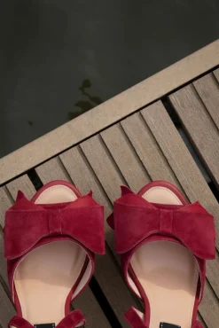 Best Lola Ramona u2665 Topvintage Yvonne Saint Tropez Plateaupumps In Feuerrot