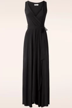 Discount Vintage Chic for Topvintage Zoe Maxi Kleid In Schwarz